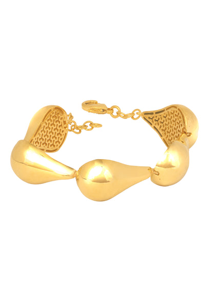 MNSH Bold Gold Mini Bracelet indian designer wear online shopping melange singapore