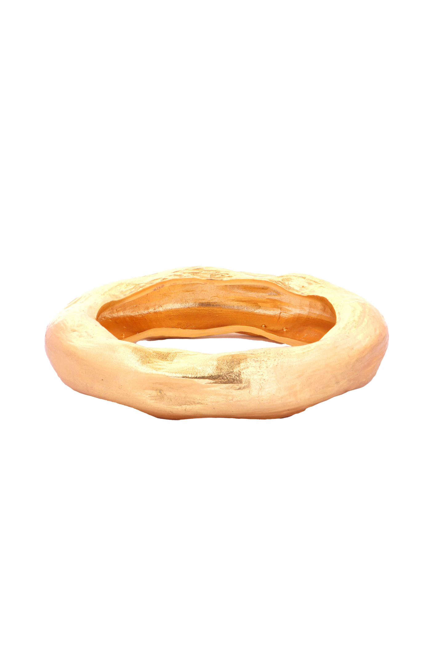 MNSH Jupiter Bangle Gold Indian Designer Wear Online Shopping Melange Singapore Wood Womenswear Resort Gifting