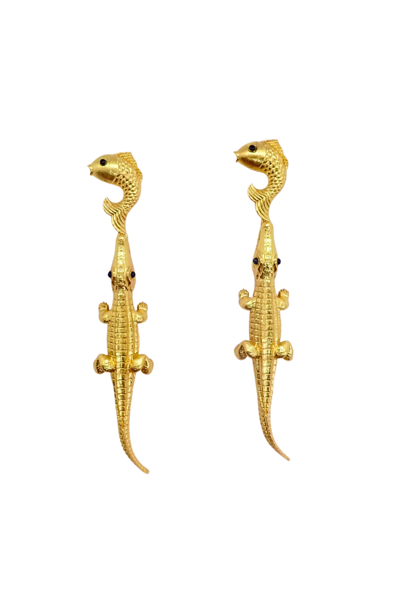 Maalicious Alligator Kiki Earrings indian designer wear online shopping melange singapore
