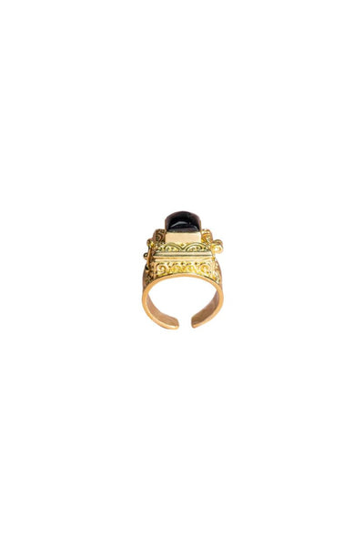 Maalicious Black Stone Poison Ring indian designer wear online shopping melange singapore