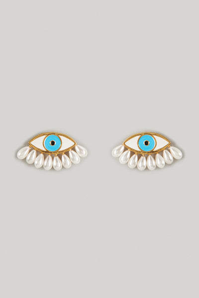 Maalicious Evil Eye Earrings indian designer wear online shopping melange singapore