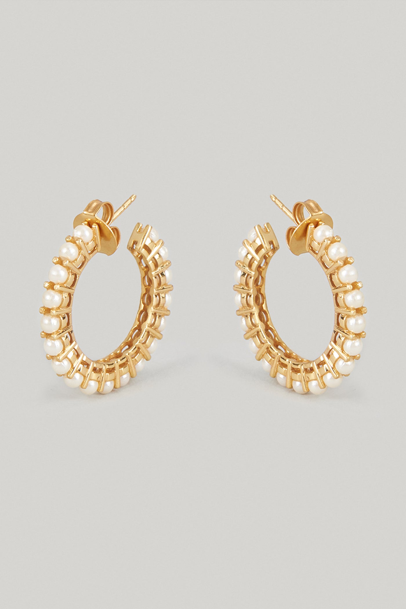 Maalicious Pearl Hoops indian designer wear online shopping melange singapore