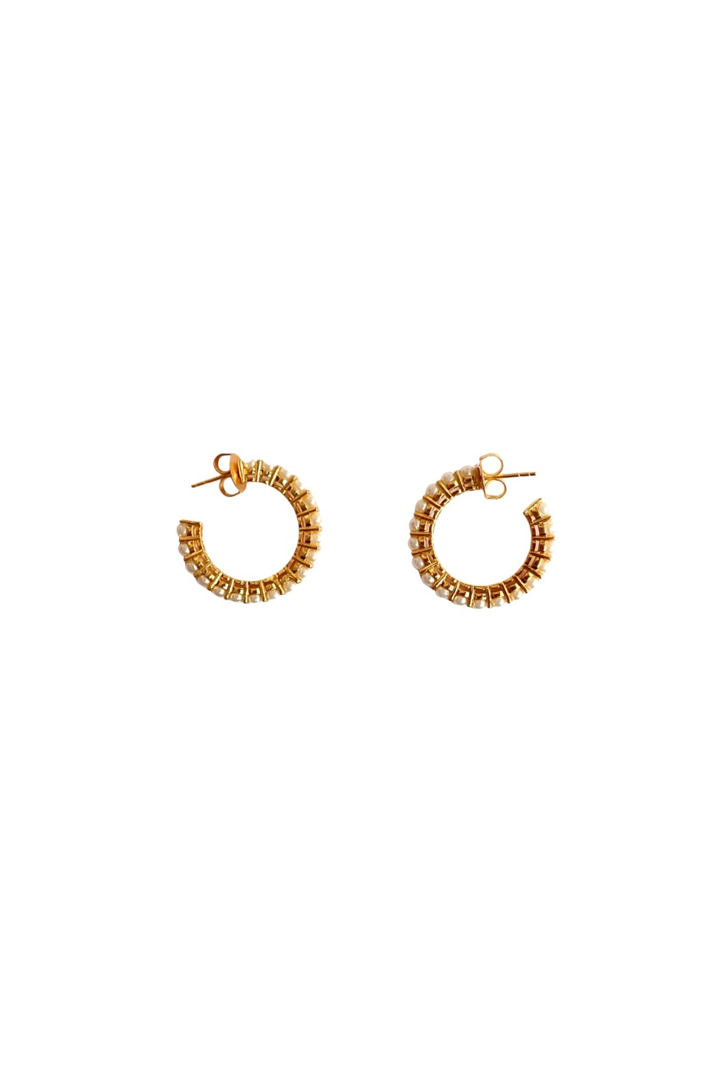 Maalicious Pearl Hoops indian designer wear online shopping melange singapore