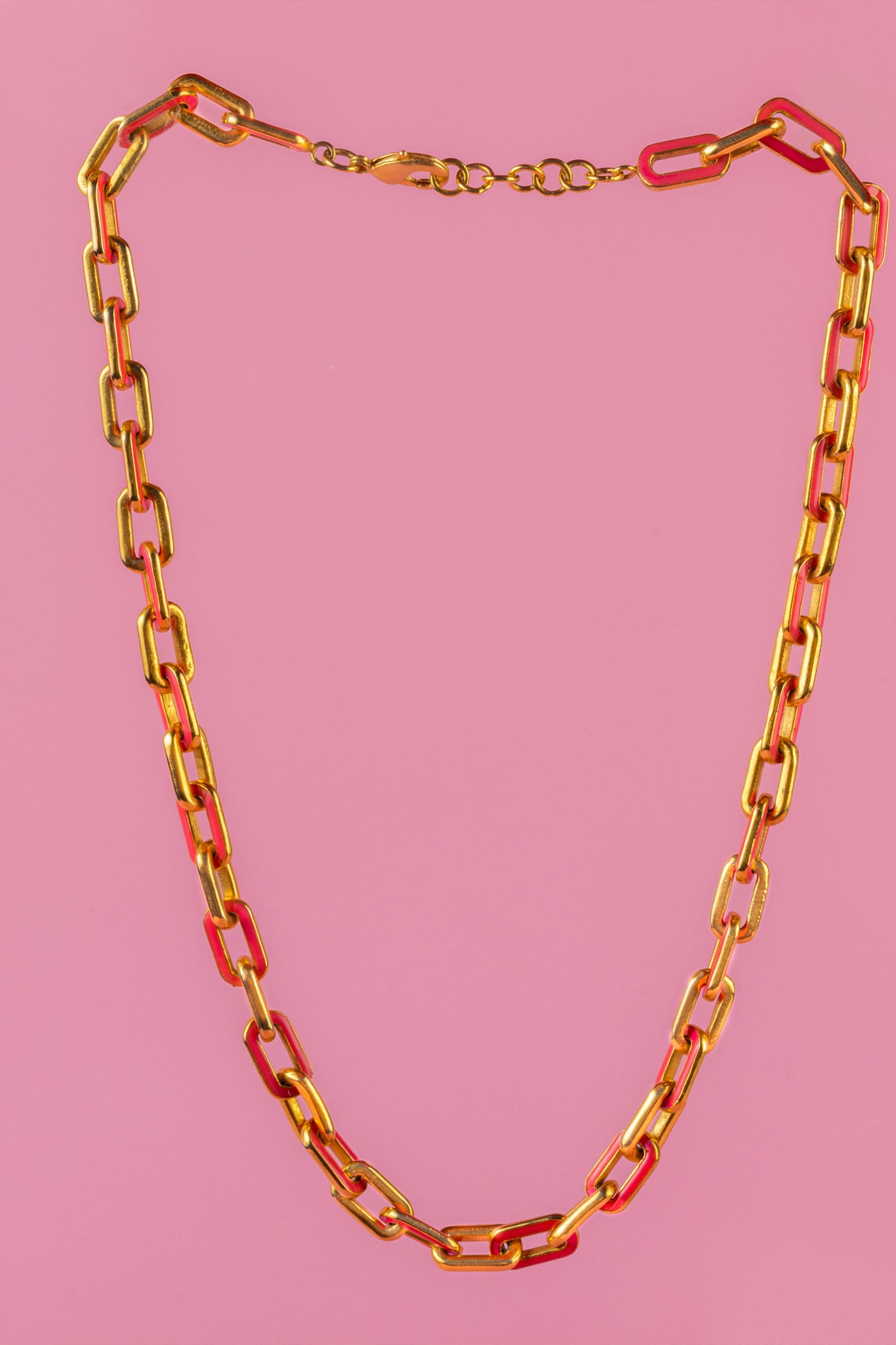 Maalicious Pink Link Chain indian designer wear online shopping melange singapore