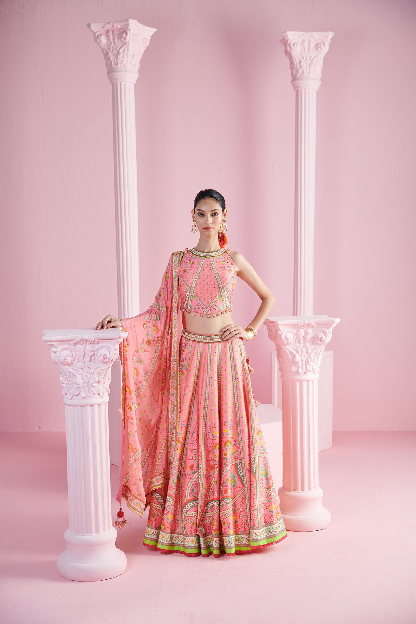 Mandira Wirk Ekin Lehenga Set indian designer wear online shopping melange singapore