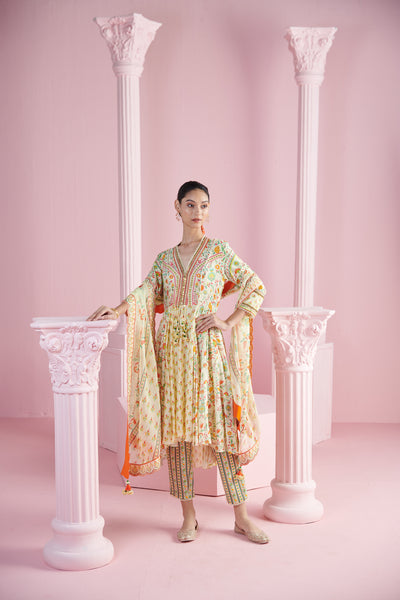 Mandira Wirk Safiya Kurta Set indian designer wear online shopping melange singapore