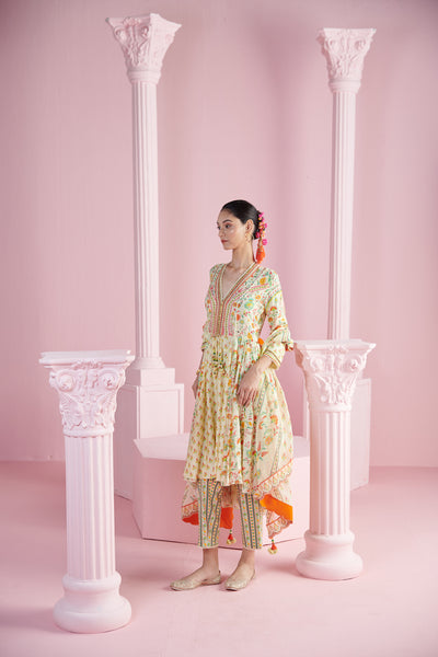 Mandira Wirk Safiya Kurta Set indian designer wear online shopping melange singapore