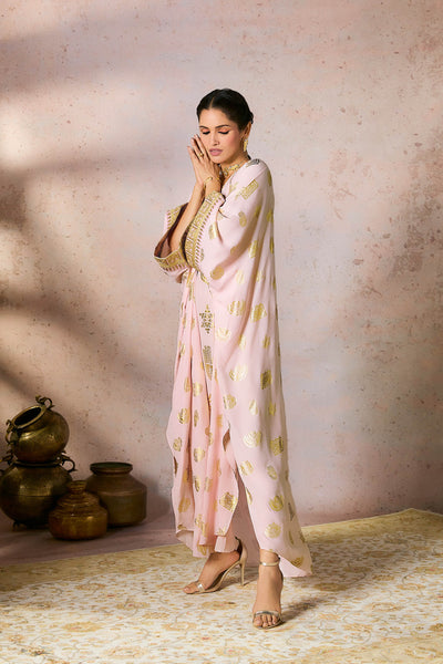 Masaba Baby Pink Trinkets Kaftan indian designer wear online shopping melange singapore