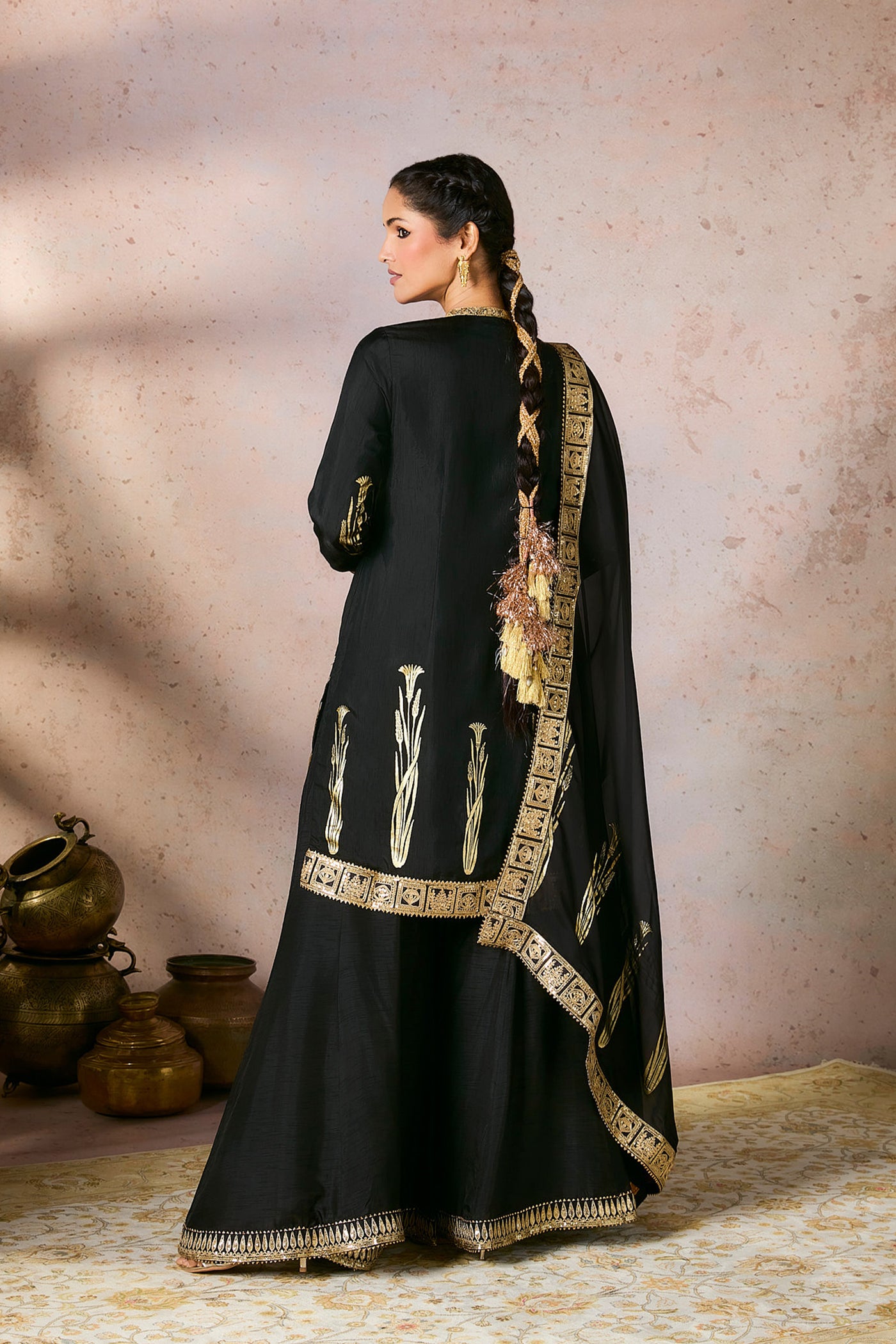 Masaba Blace Whispering Lily Sharara Set indian designer wear online shopping melange singapore