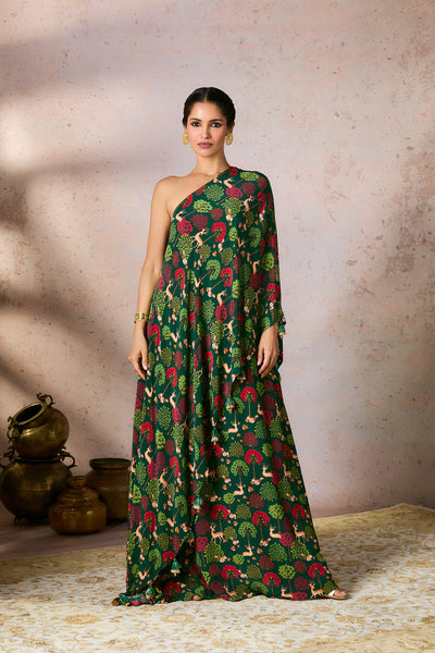 Masaba Green Midnight Maze Dress indian designer wear online shopping melange singapore