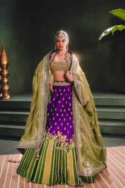 Masaba Jamun Fizz Lehenga Set indian designer wear online shopping melange singapore