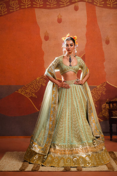 Masaba Kashni Lehenga Set indian designer wear online shopping melange singapore