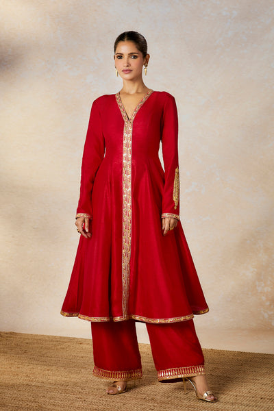 Masaba Red Whispering Lily Ckdindian designer wear online shopping melange singapore