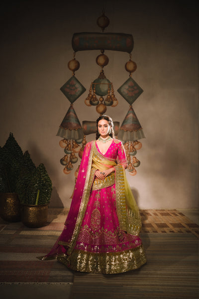 Masaba Rose Falooda Lehenga Set indian designer wear online shopping melange singapore
