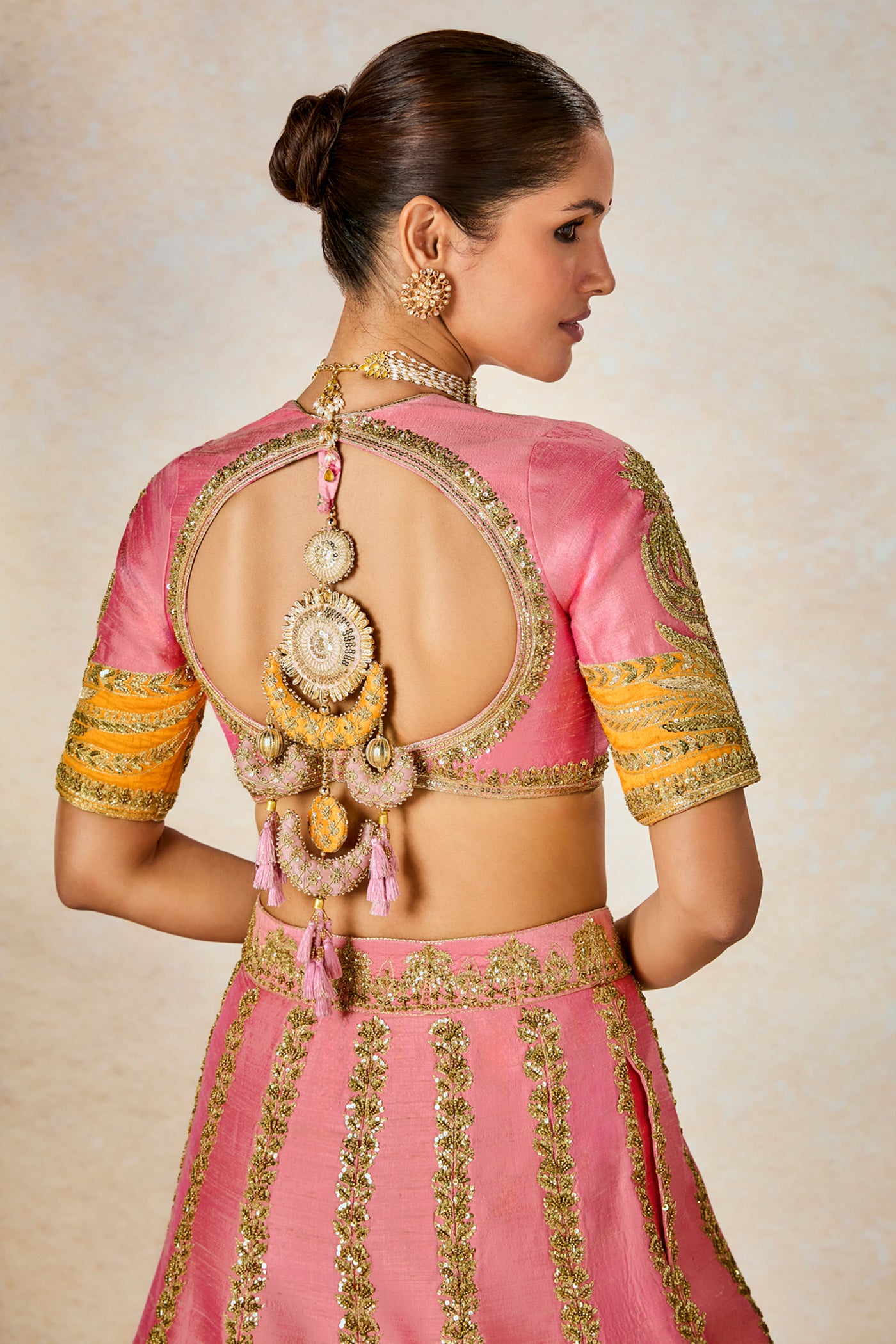 Masaba Rose Thandai Lehenga Set indian designer wear online shopping melange singapore