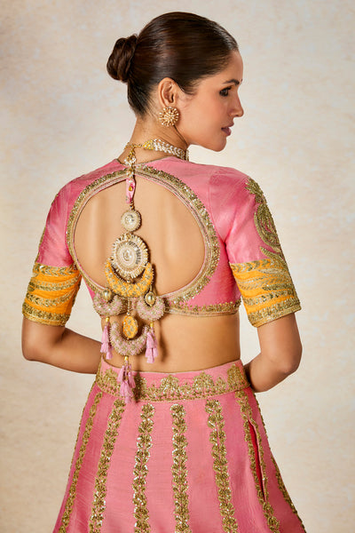 Masaba Rose Thandai Lehenga Set indian designer wear online shopping melange singapore