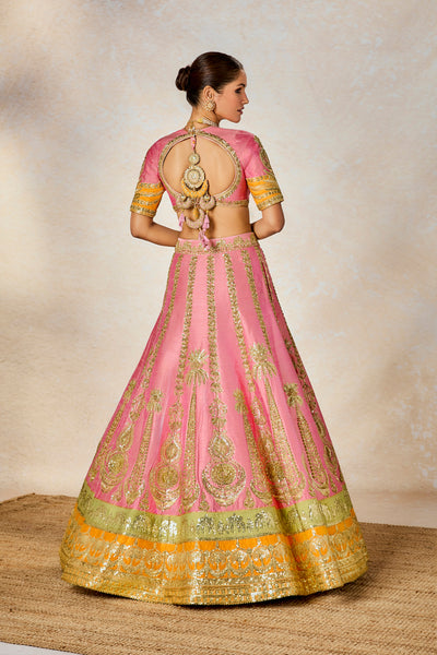 Masaba Rose Thandai Lehenga Set indian designer wear online shopping melange singapore