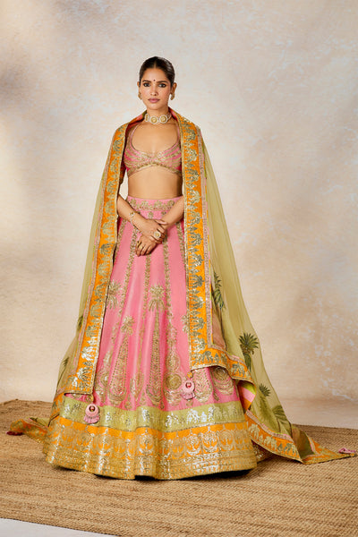 Masaba Rose Thandai Lehenga Set indian designer wear online shopping melange singapore