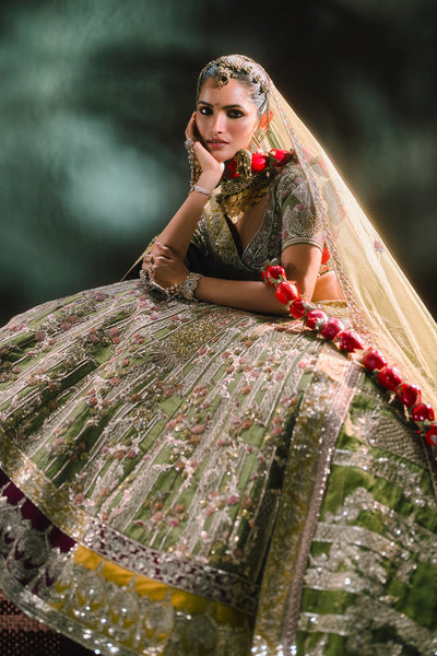 Masaba The Aam Panna Lehenga indian designer wear online shopping melange singapore