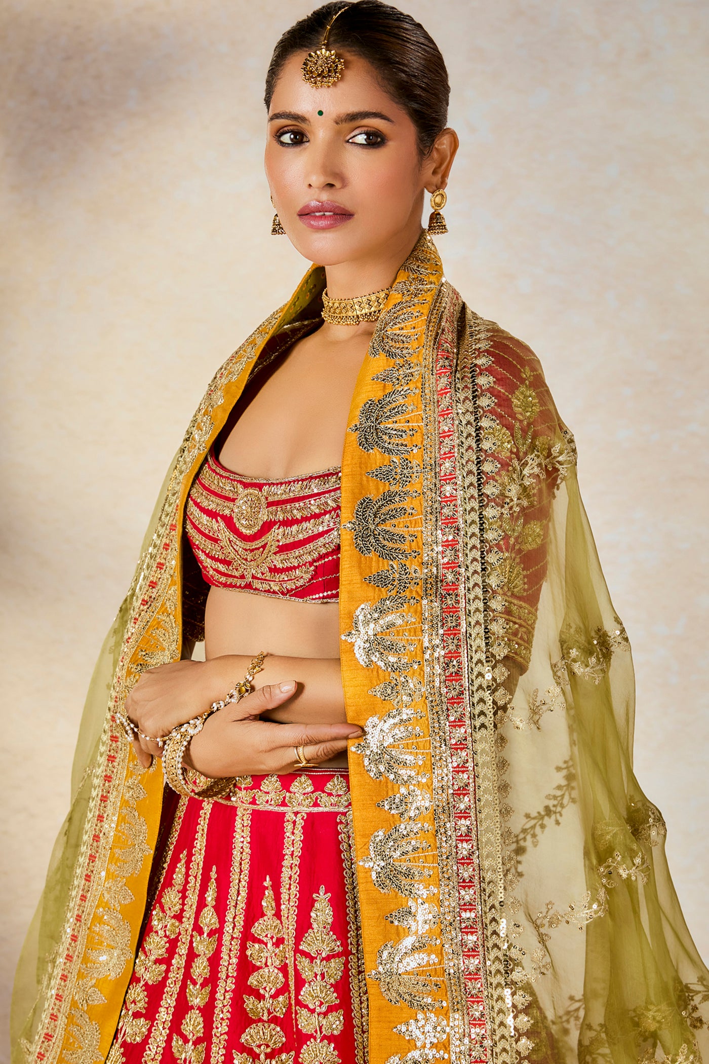 Masaba The Badami Halwa Lehenga Set indian designer wear online shopping melange singapore