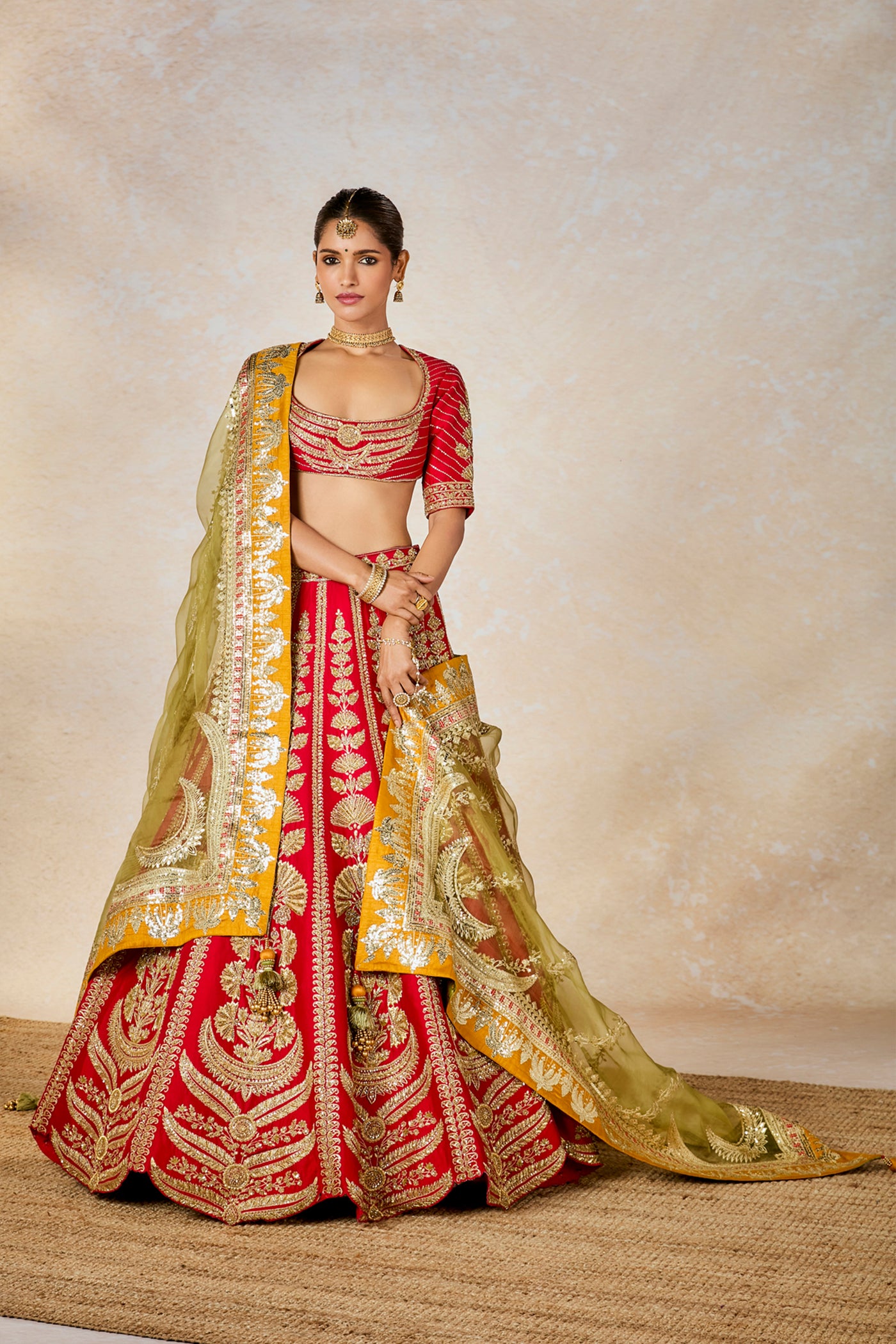 Masaba The Badami Halwa Lehenga Set indian designer wear online shopping melange singapore