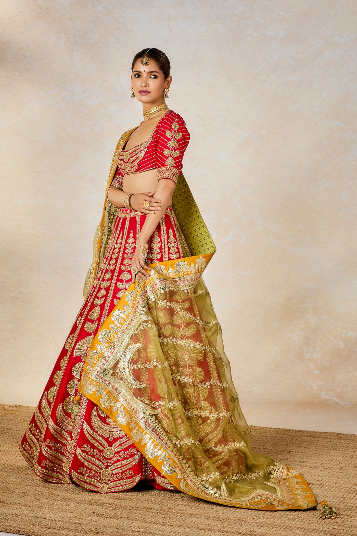 Masaba The Badami Halwa Lehenga Set indian designer wear online shopping melange singapore