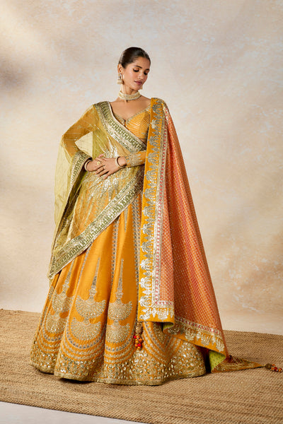 Masaba The Imarti Lehenga Set With Duppata indian designer wear online shopping melange singapore