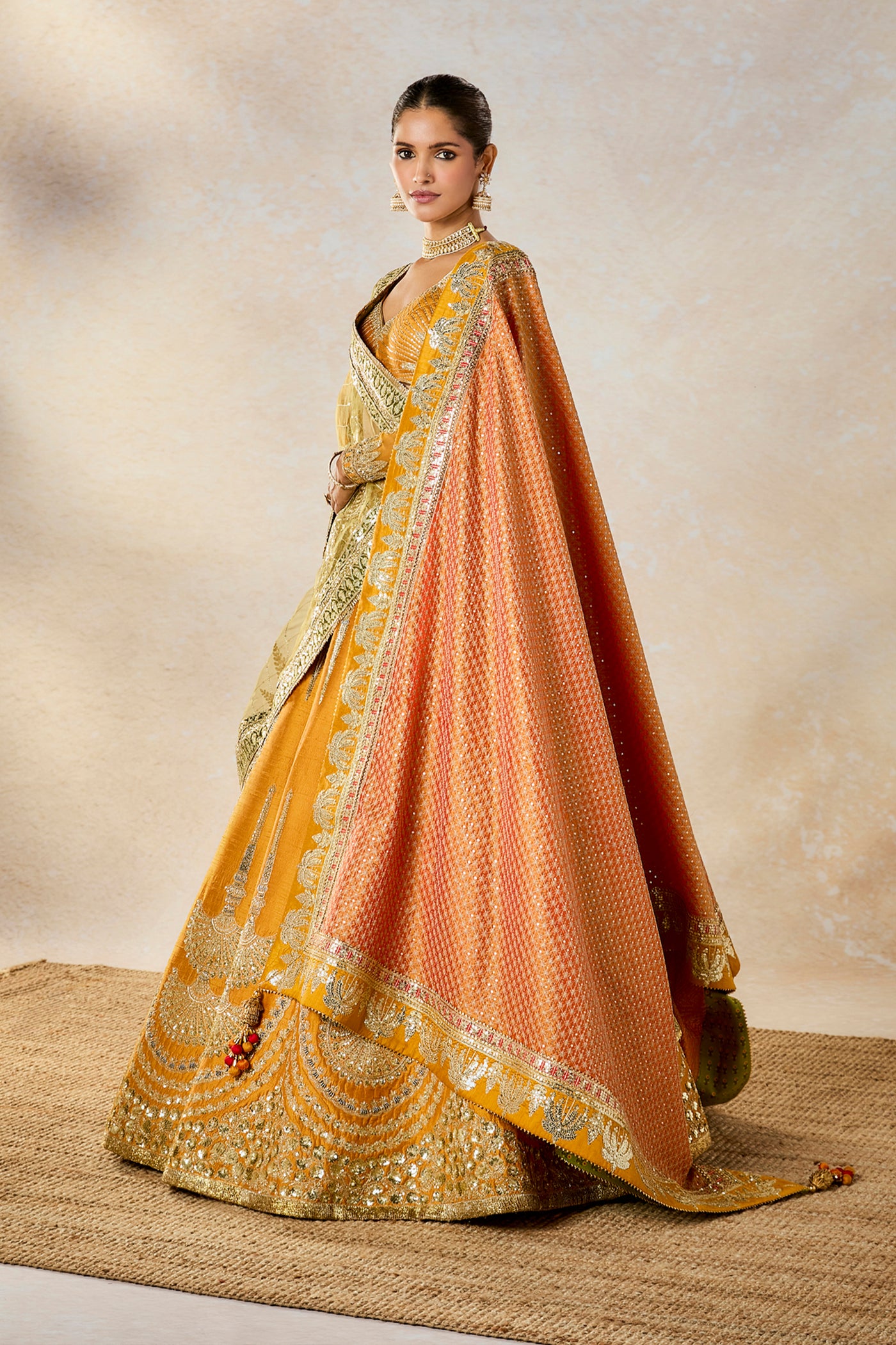 Masaba The Imarti Lehenga Set With Duppata indian designer wear online shopping melange singapore