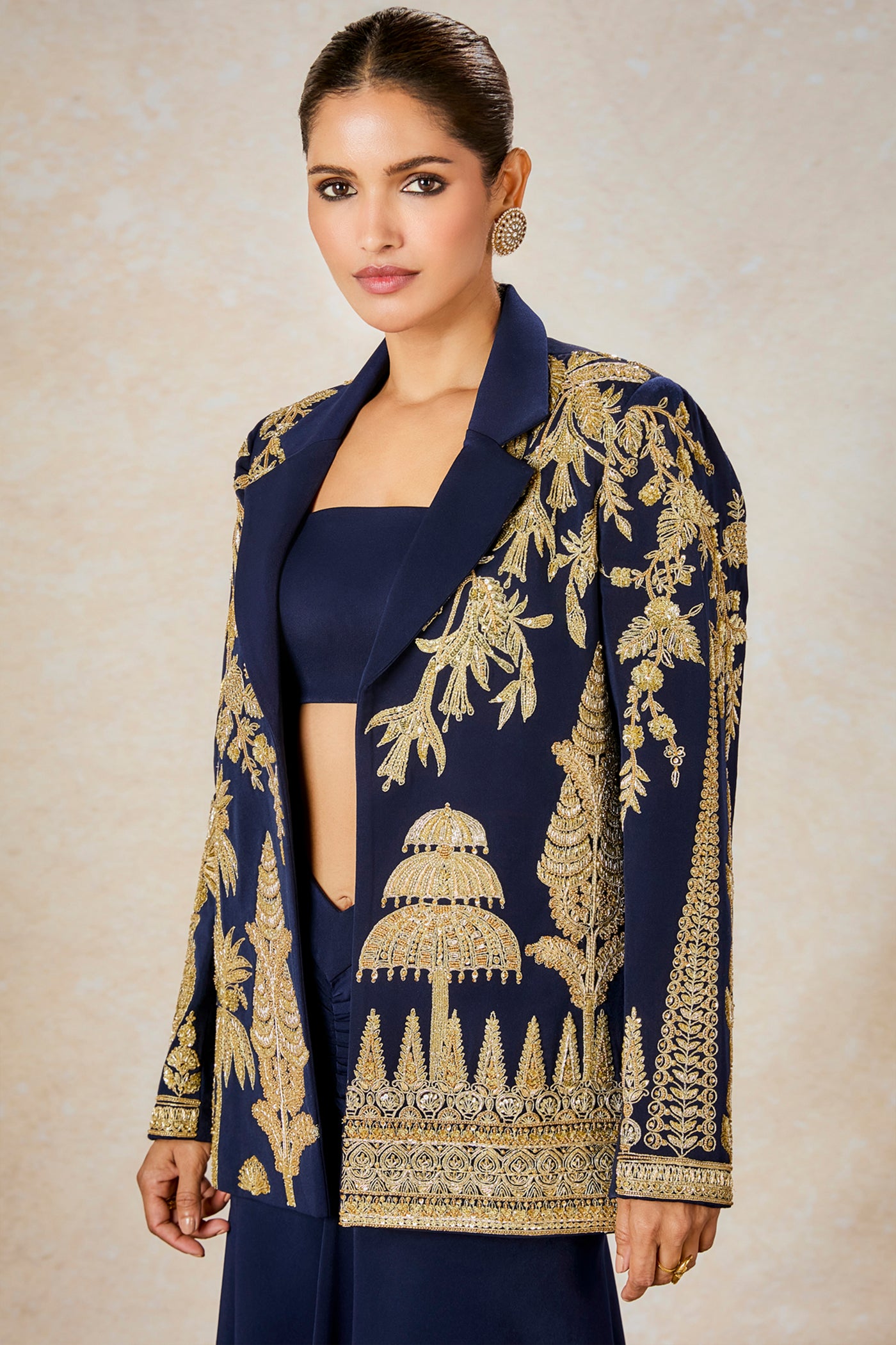 The Sanjh Bagh Blazer Set