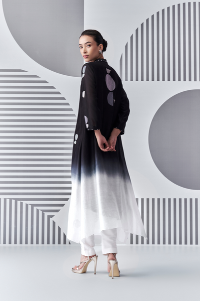 Bauhaus Ombre Trapezium Kurta Nachiket Barve Online Shopping Melange Singapore Indian Designer Wear