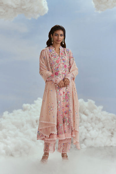 Nachiket Barve Mehtab Bagh Kalidar Kurta Set indian designer wear online shopping melange singapore