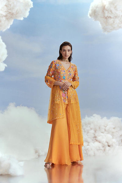 Nachiket Barve Mehtab Bagh Sharara Set indian designer wear online shopping melange singapore