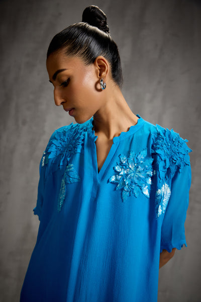 Namrata Joshipura Celestial Pointed Hem Tunic indian designer wear online shopping melange singapore