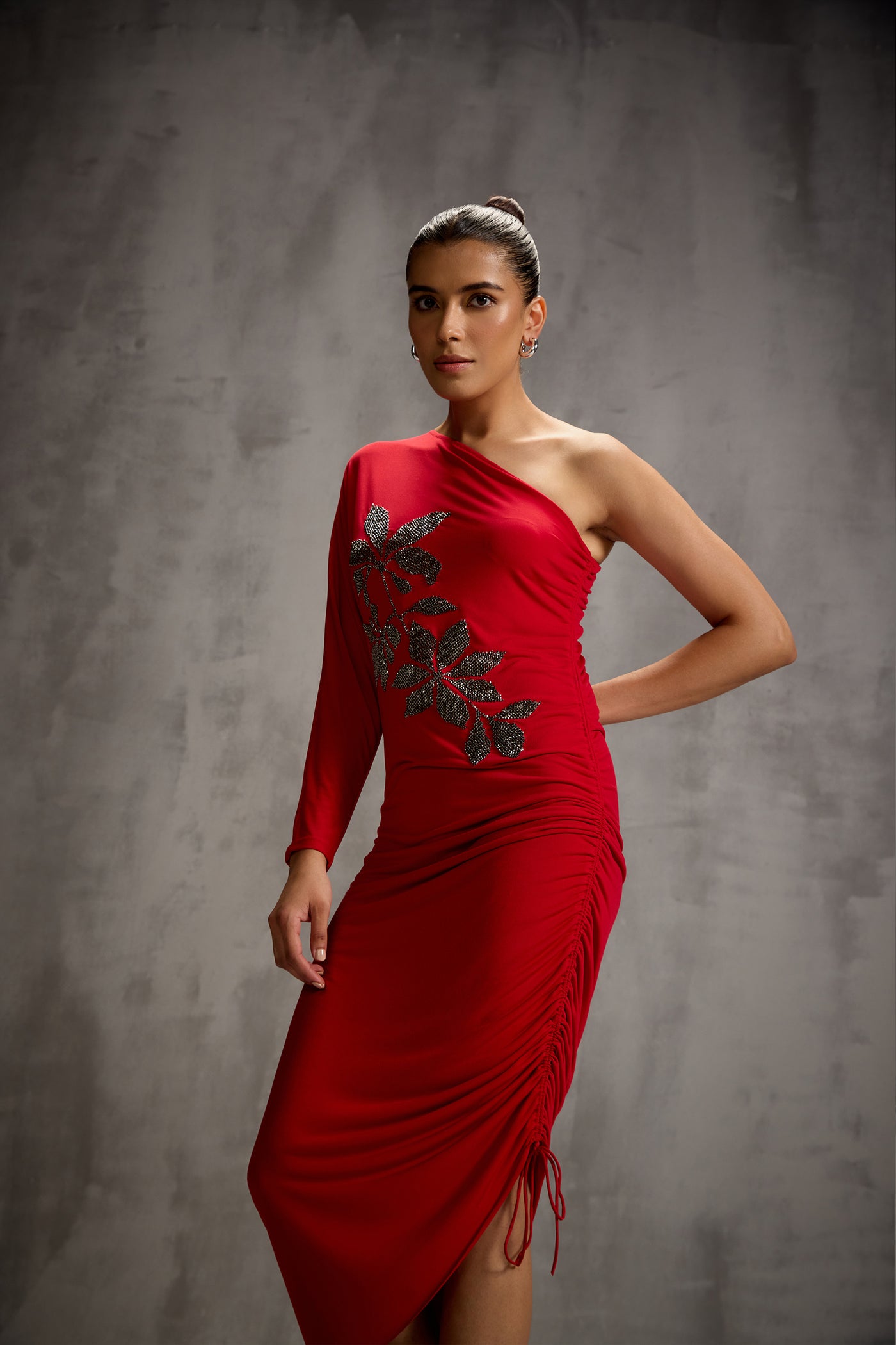 Namrata Joshipura Daisy Siren Cinched Dress indian designer wear online shopping melange singapore