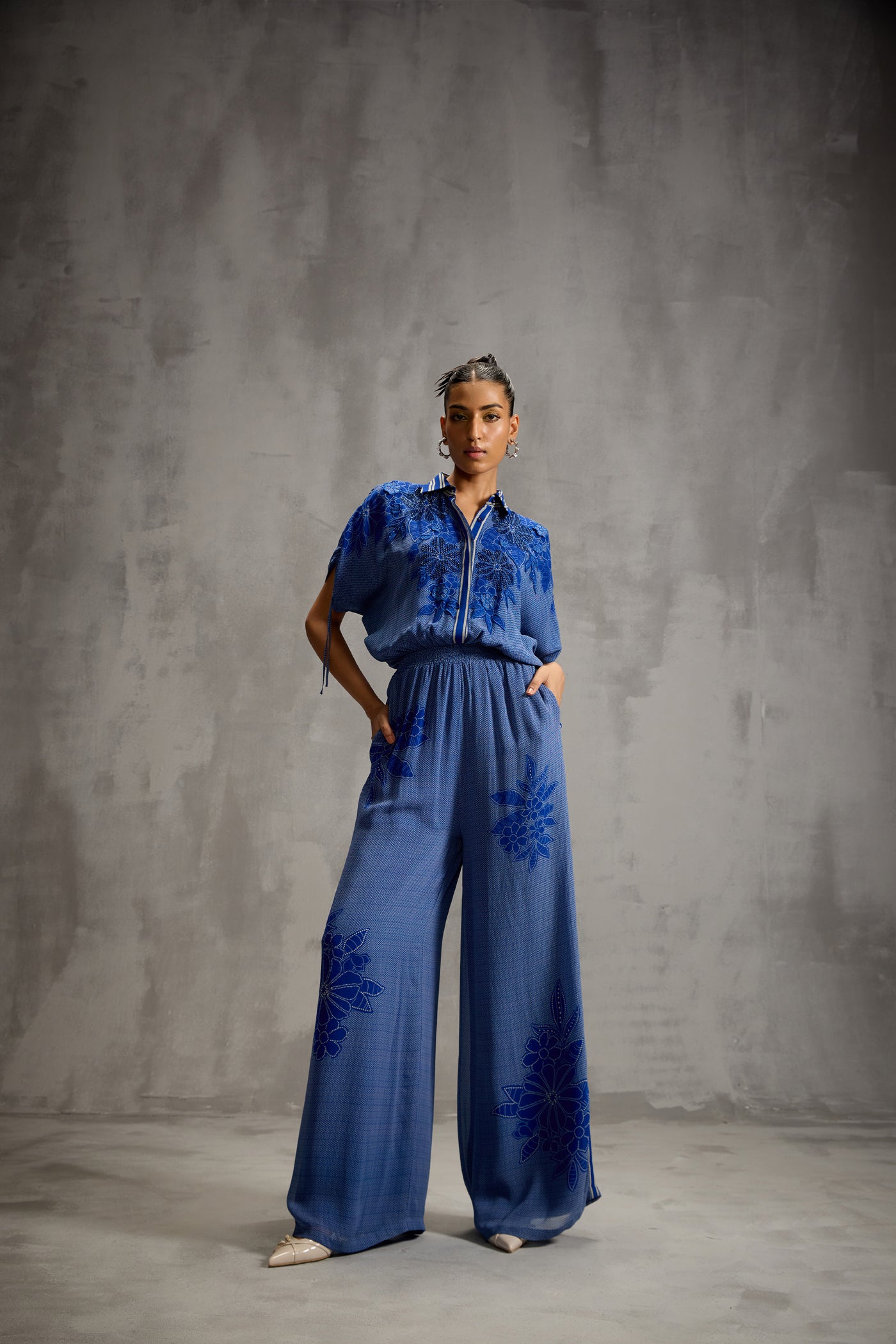 Namrata Joshipura Hitachi Classic Jumpsuit indian designer wear online shopping melange singapore