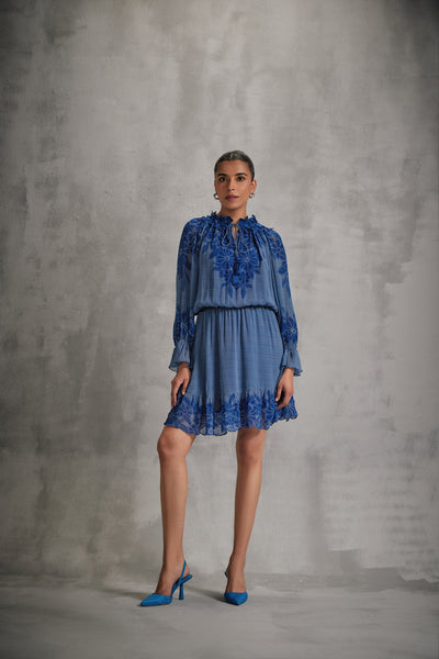 Namrata Joshipura Hitachi Ruffled Dress indian designer wear online shopping melange singapore