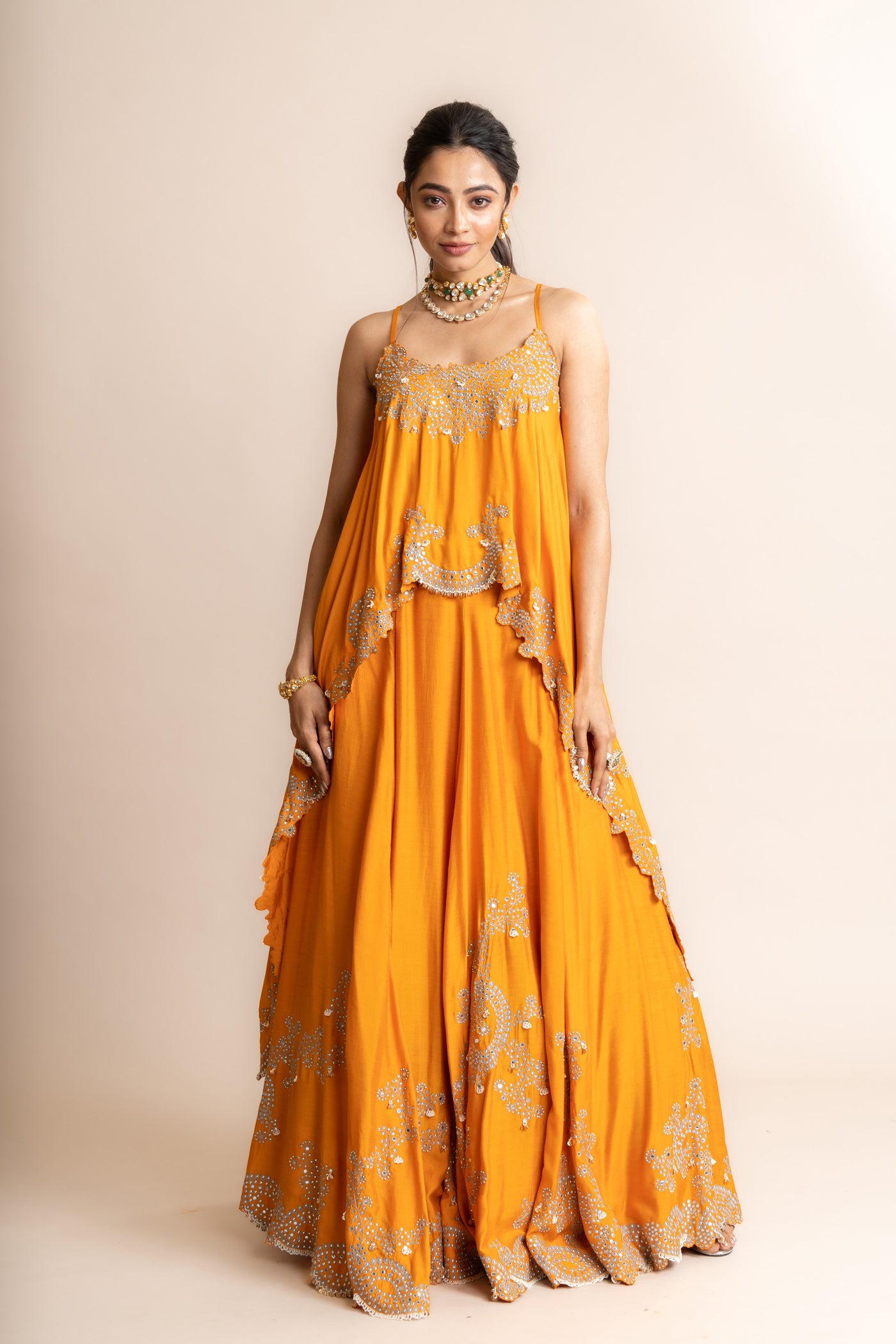 Nupur Kanoi Singlet With Lehenga Seta Set indian designer wear online shopping melange singapore