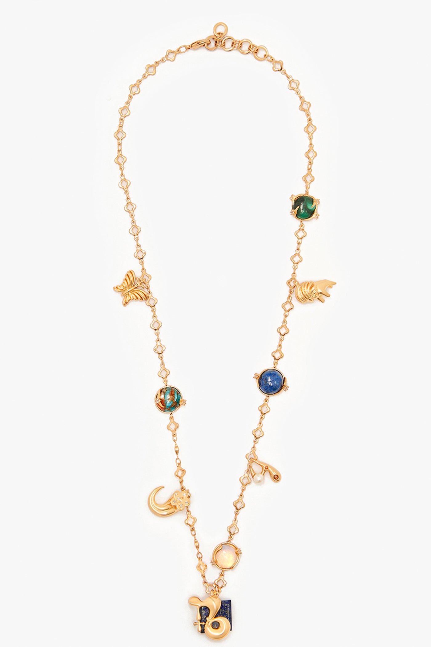 Outhouse Capricon Vintage Celestial Halo Necklace indian designer wear online shopping melange singapore