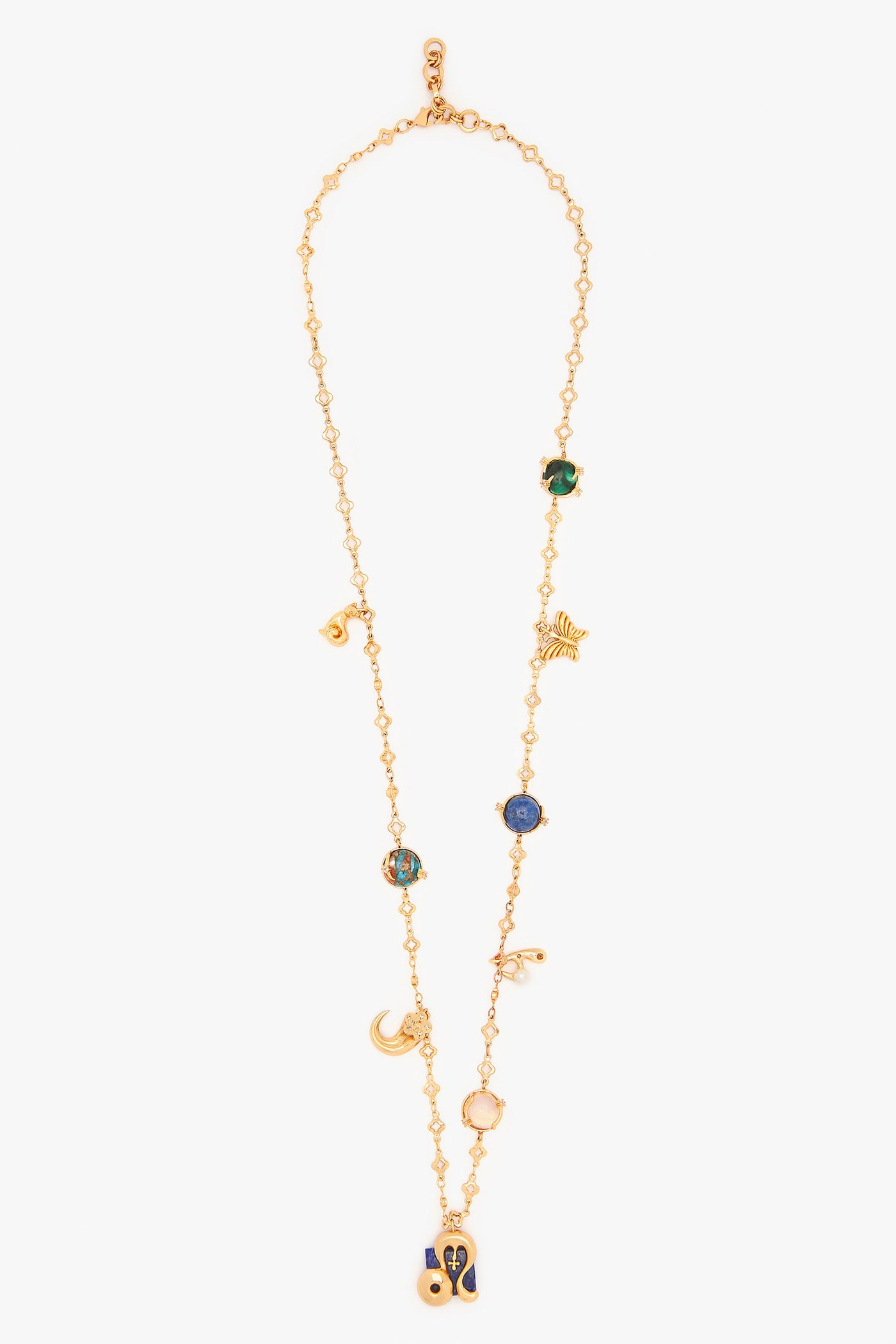 Outhouse Leo Vintage Celestial Halo Necklace indian designer wear online shopping melange singapore