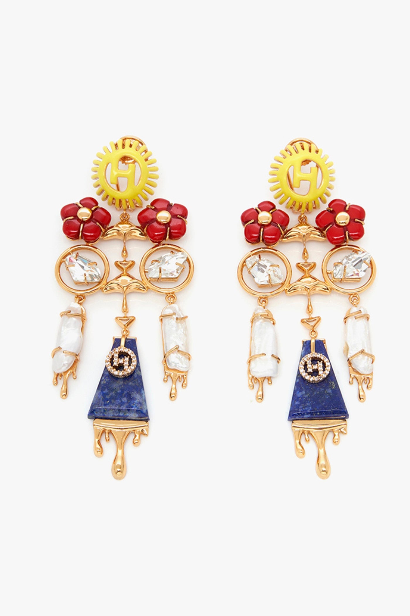 Outhouse The Feriae Earrings indian designer wear online shopping melange singapore