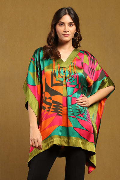 Ritu Kumar Multi Minati Kaftan Kurta indian designer wear online shopping melange singapore