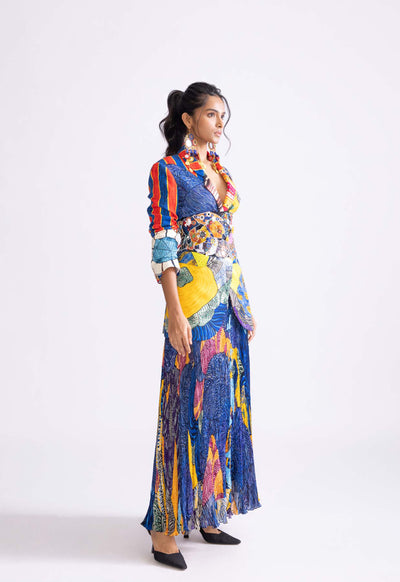 Shantanu & Nikhil Monica Skirt indian designer wear online shopping melange singapore