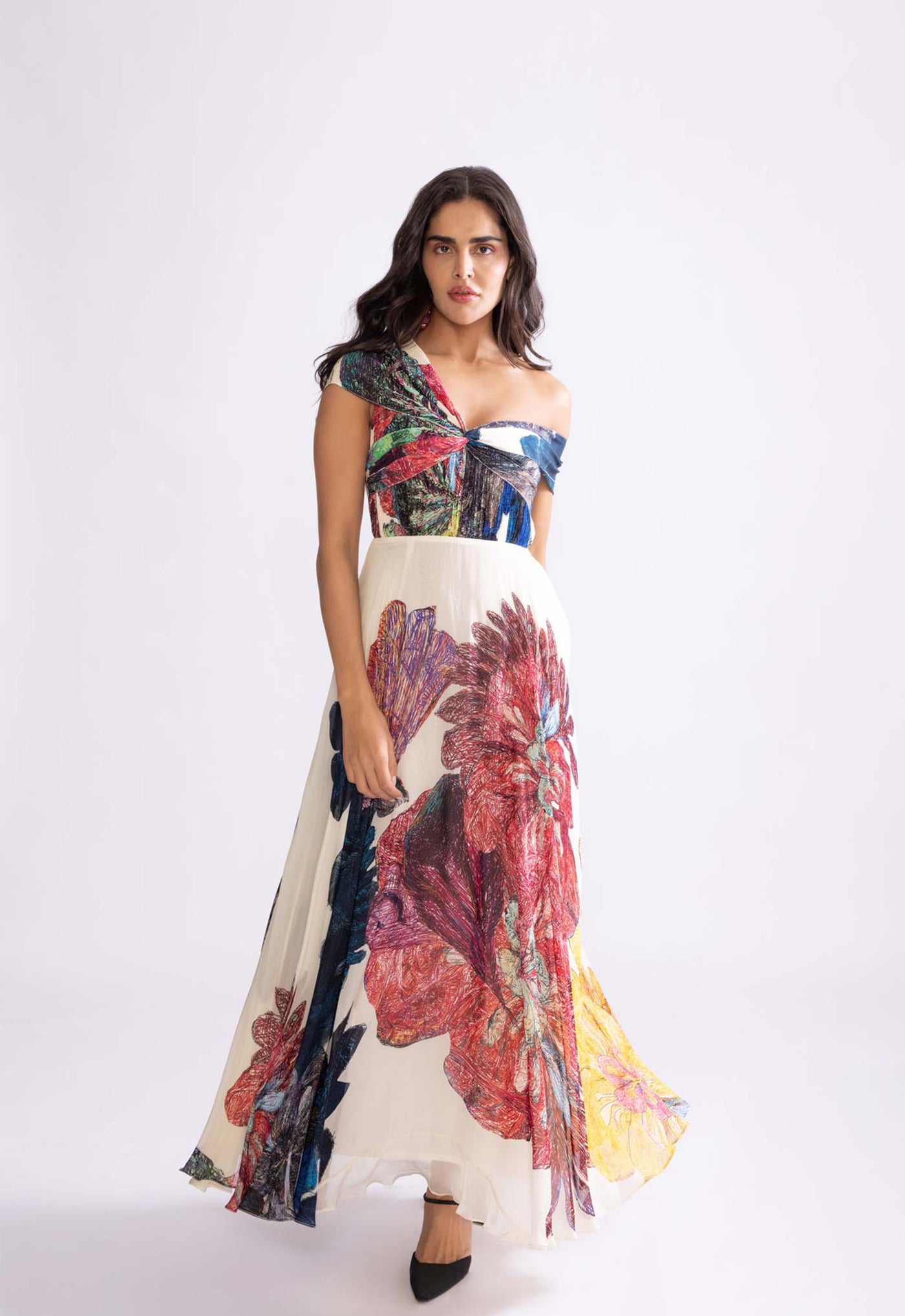 Saaksha & Kinni Madeline Dress indian designer wear online shopping melange singapore