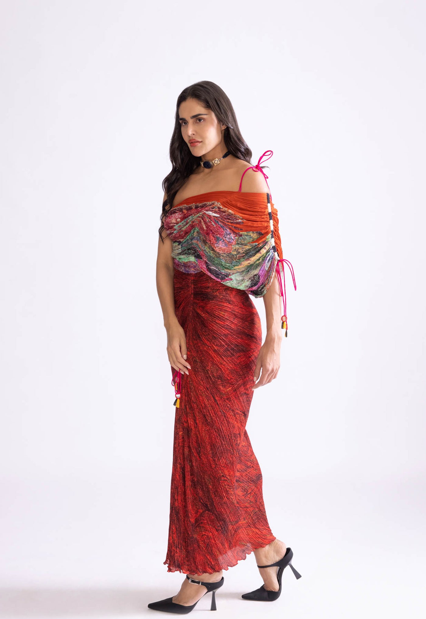 Saaksha & Kinni Raleigh Dress indian designer wear online shopping melange singapore