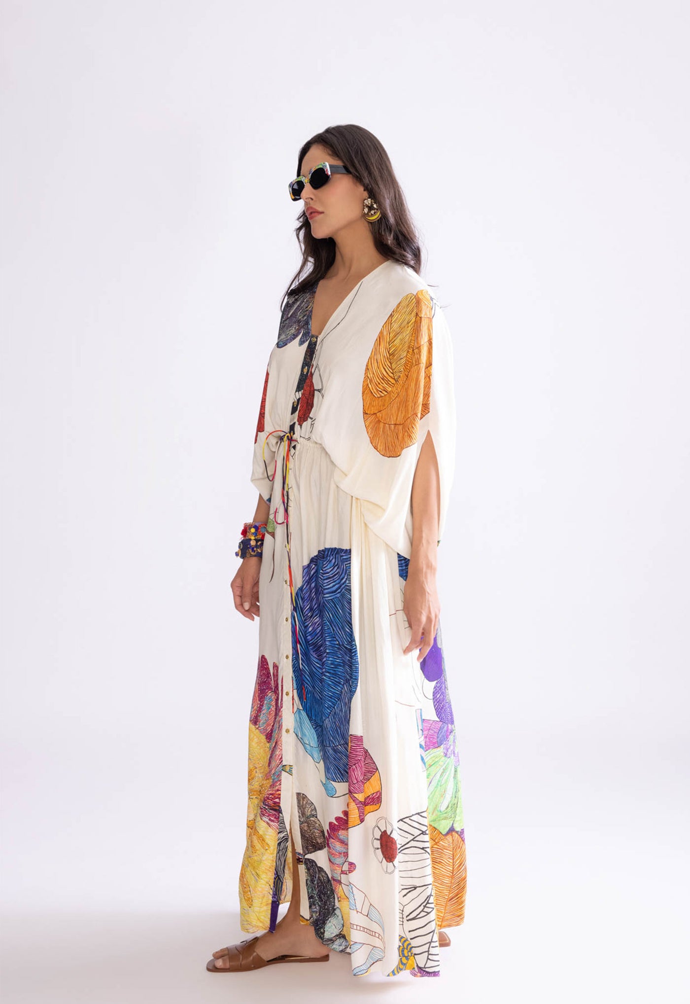 Saaksha & Kinni Shiloh Kaftan indian designer wear online shopping melange singapore