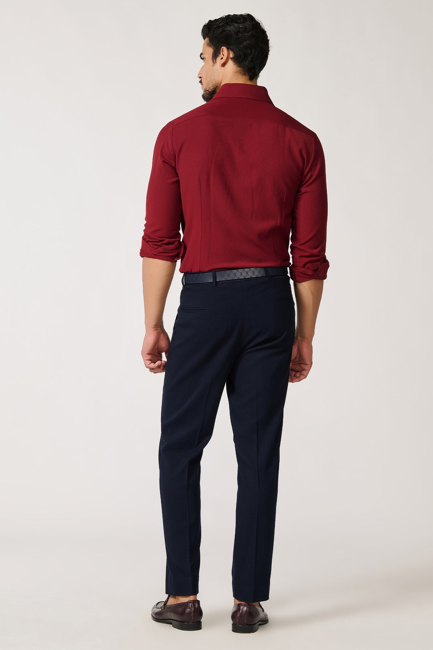 Shantanu & Nikhil Menswear Cherry Adamas Shirt indian designer wear online shopping melange singapore