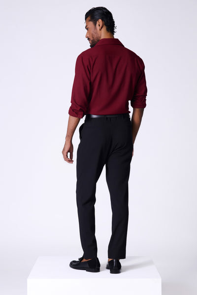 Shantanu & Nikhil Menswear Cherry Crested Shirt indian designer wear online shopping melange singapore