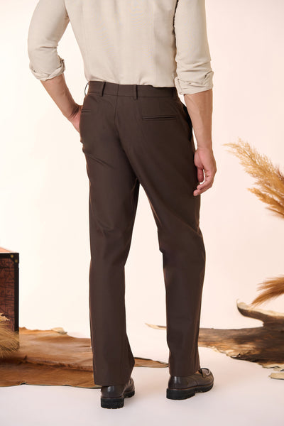 Shantanu & Nikhil Menswear Choco Wide Leg Trouser indian designer wear online shopping melange singapore