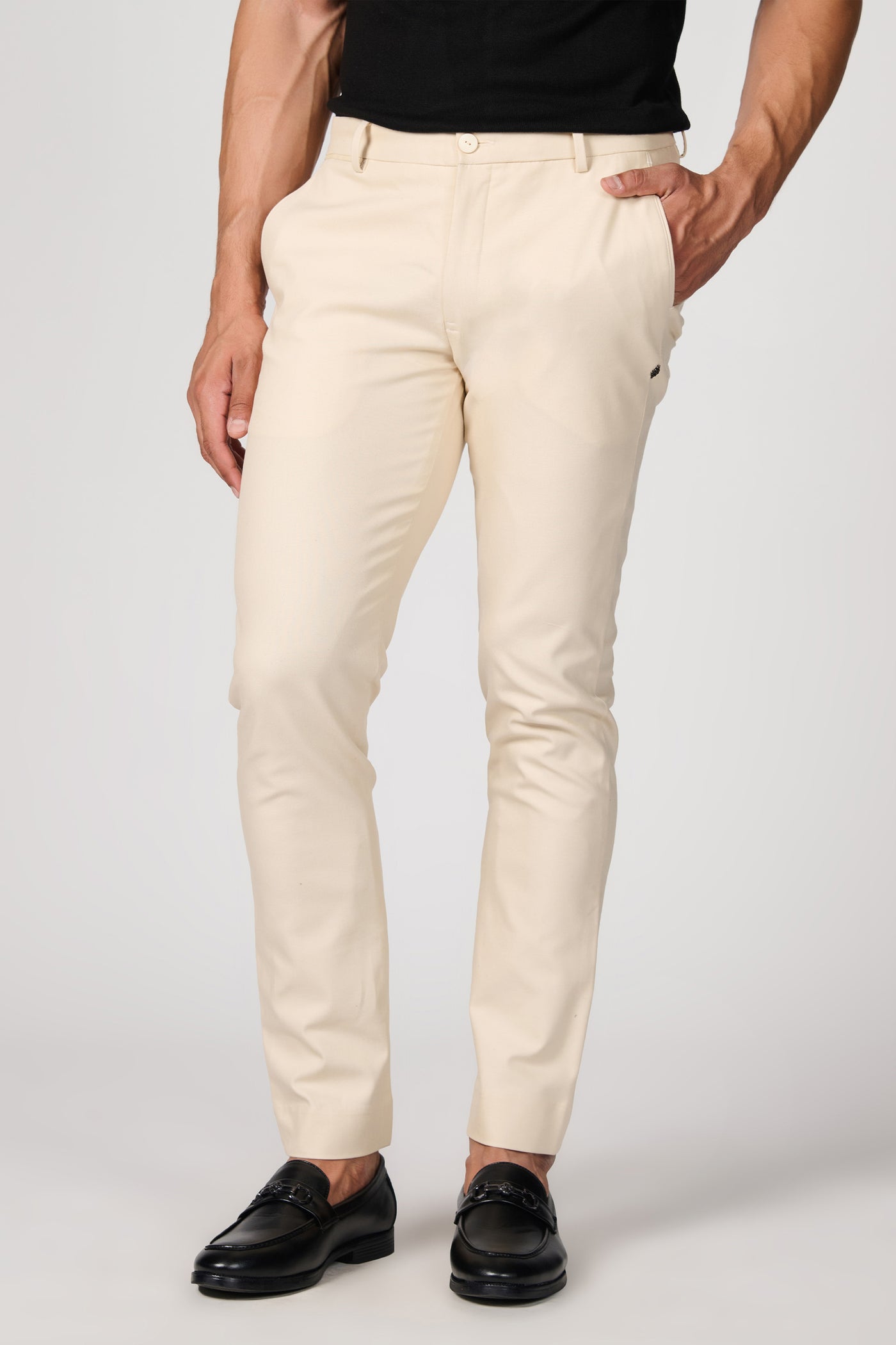 Shantanu & Nikhil Menswear Off- White Trousers With Adamas indian designer wear online shopping melange singapore