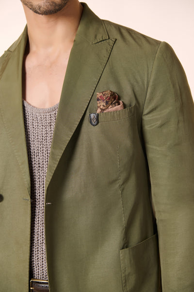 Shantanu And Nikhil Menswear Olive One-Button Jacket indian designer wear online shopping melange singapore